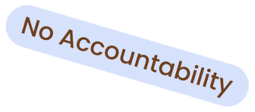 No Accountability